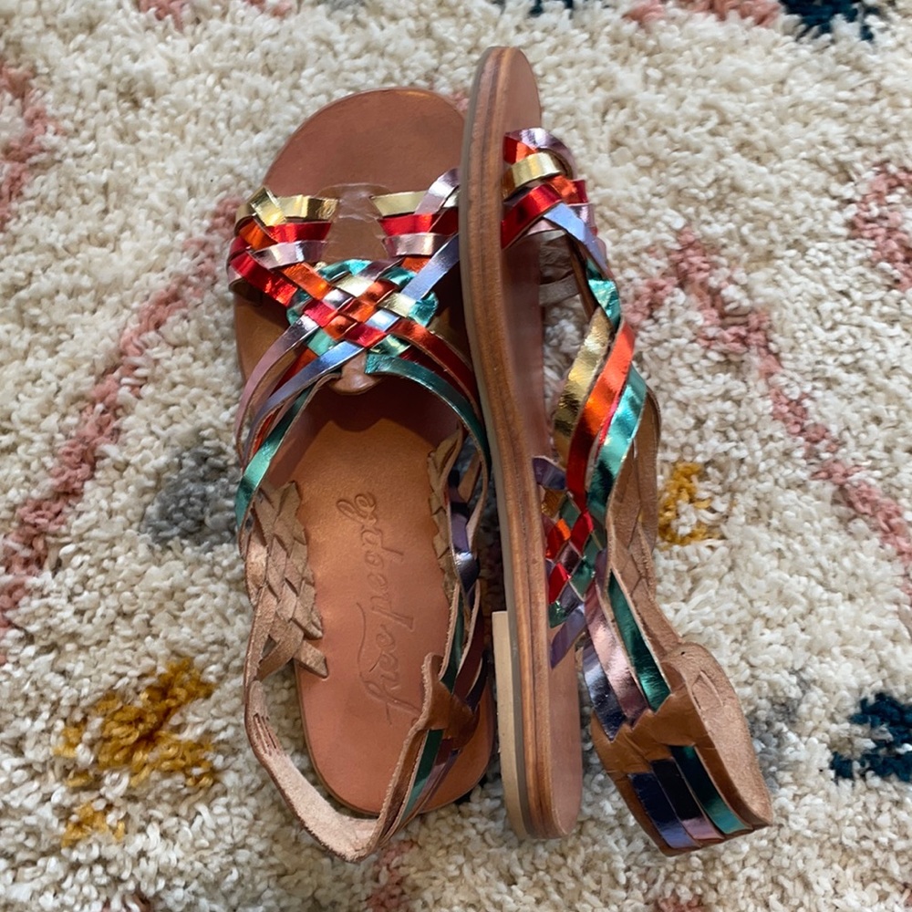 Leather sandles